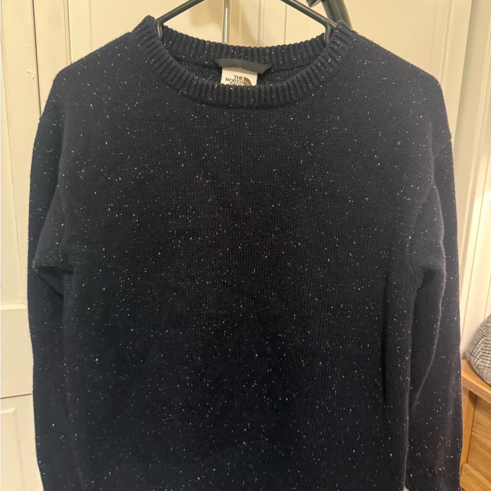 The North Face Men's Speckled Navy Crewneck Sweater